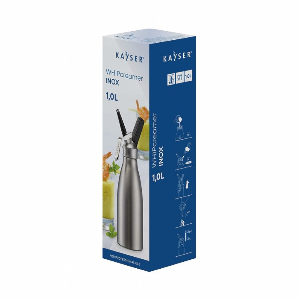 Kayser ŠLEHAČ WHIPCREAMER INOX 1,0L