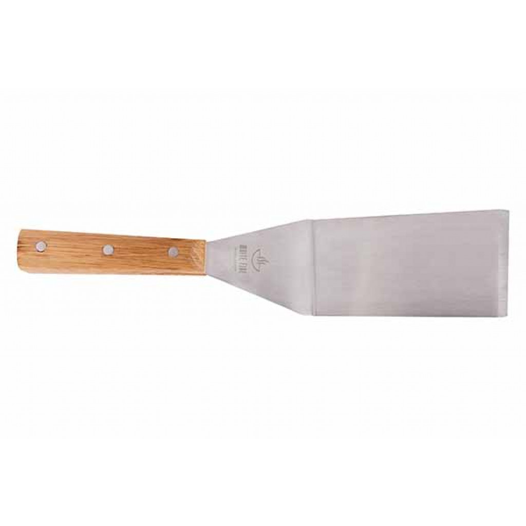 Cosy&Trendy WHITE FIRE HAMBURGER TURNER WITH OAK HANDLE