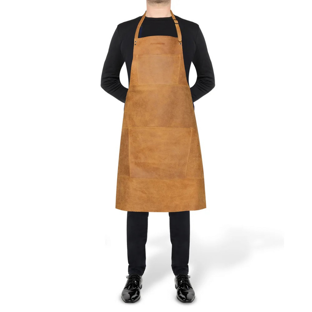 Dutch Deluxes Brushed Apron SPLIT LEATHER Vintage Brown