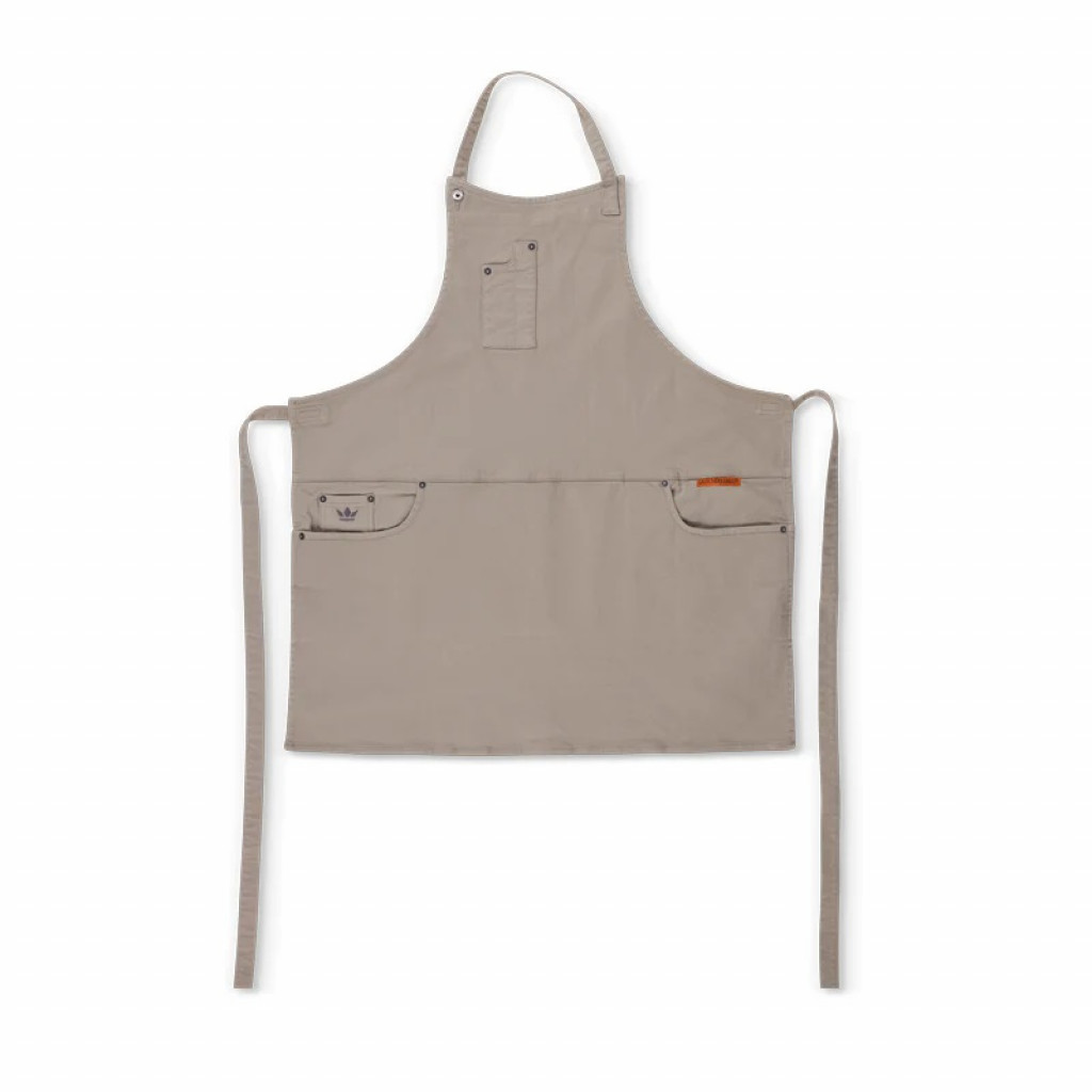 Dutch Deluxes 5 Pocket Apron ORGANIC COTTON Grey Green