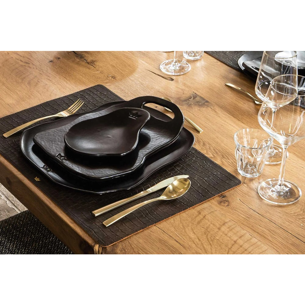 Dutch Deluxes Plate XL CERAMIC Black Matt