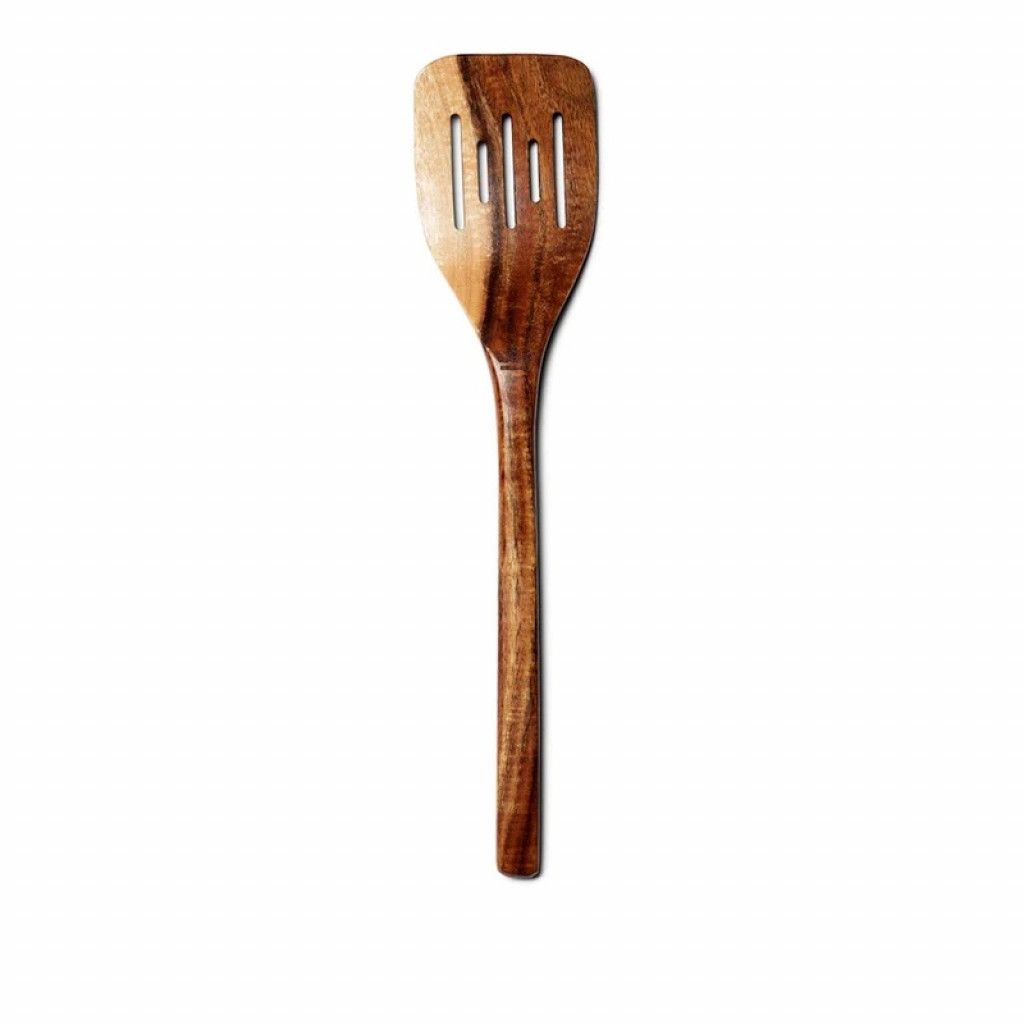 Dutchdeluxes Wooden Utensil Skimmer Spatula ACACIA Acacia