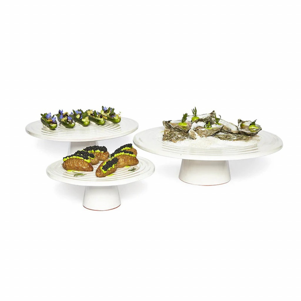 Dutch Deluxes Food Stand CERAMIC White