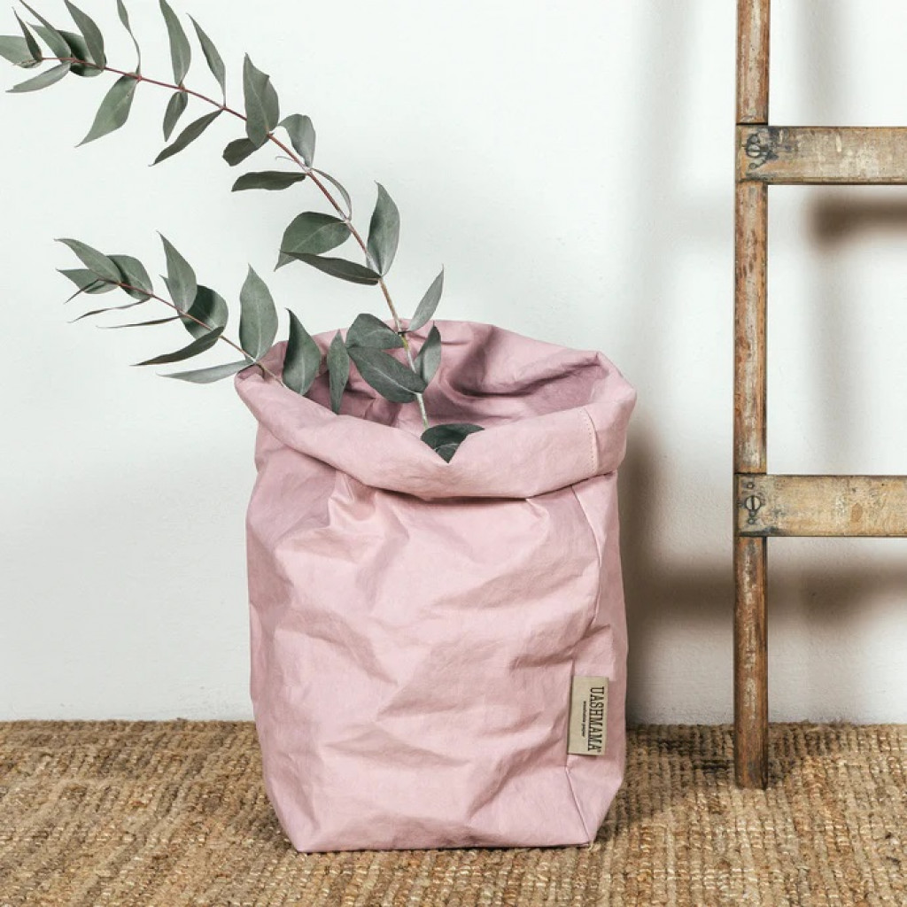 PAPER BAG XLARGE QUARZO ROSA UASHMAMA