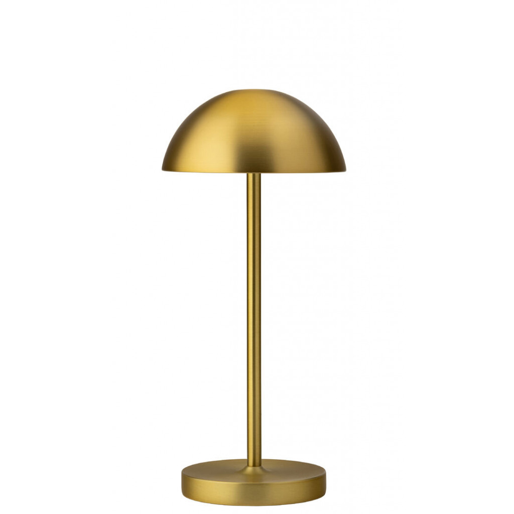 Utopia Tonga LED Cordless Lamp 26cm - Brushed Gold