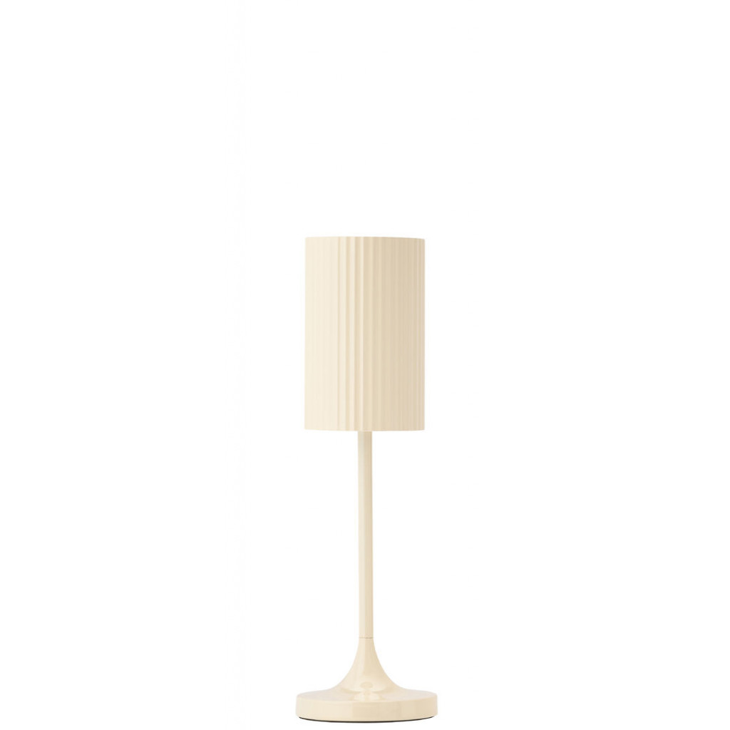 Utopia Cayman Micro LED Cordless Lamp 20cm -Ceramic Cream