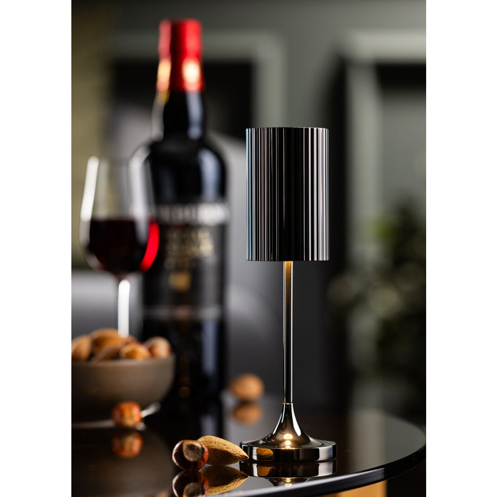 Utopia Cayman Micro LED Cordless Lamp 20cm - Gunmetal