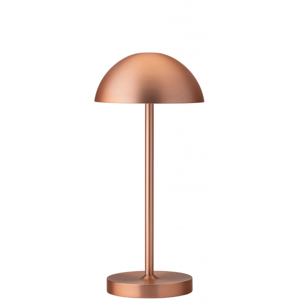 Utopia Tonga LED Cordless Lamp 26cm - Brushed Copper