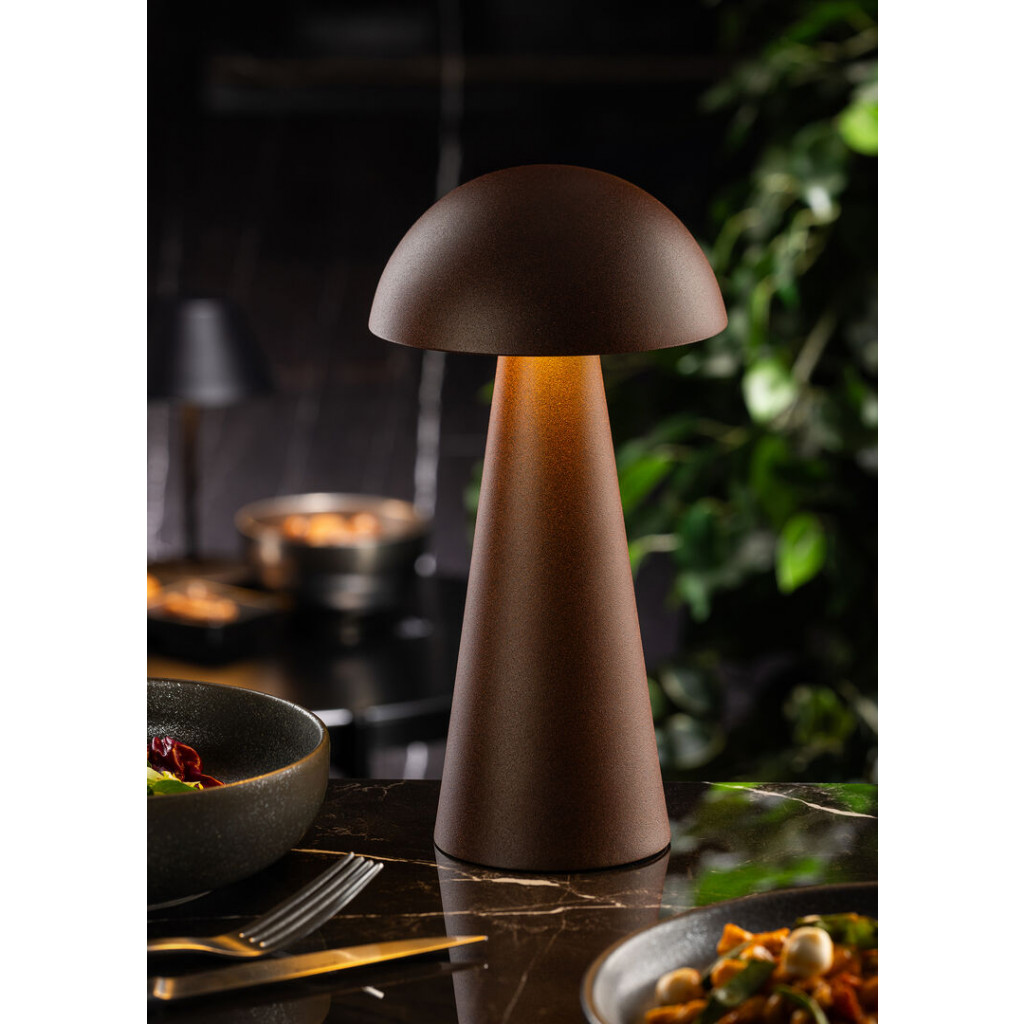 Utopia Grenada LED Cordless Lamp 22.5cm - Cocoa