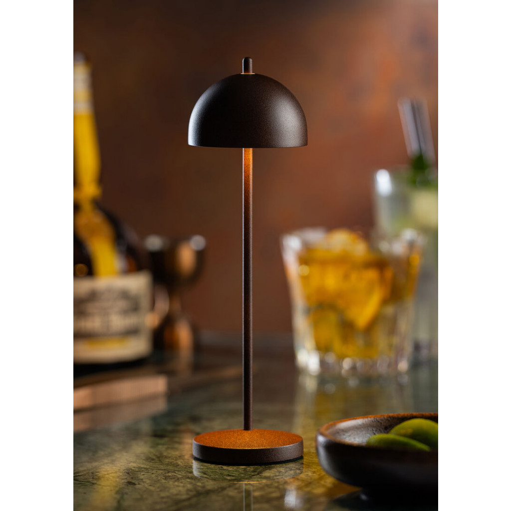 Utopia Antigua Nano LED Cordless Lamp 21cm - Corten