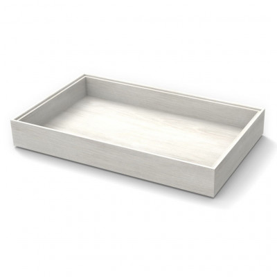 Craster Flow Tall White 1.1 Tray White-Washed, Lacquered 530 × 325 × 75 mm