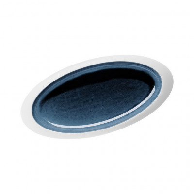 Hering Berlin Blue Silent oval platter l335/b176 h24