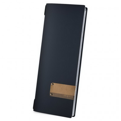 DAG style menu cover CLUB PATCH label “menu” 4 envelopes elastic cord FASHION BLUE