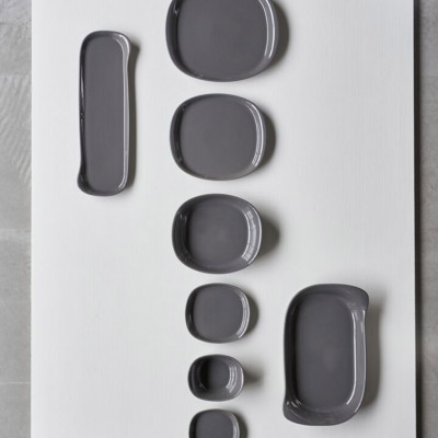 Cookplay Naoto Plate ⌀ 25 Dark Grey