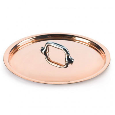 Mauviel copper lid with stainless steel handle ø18cm
