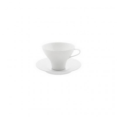 Hering Berlin Velvet coffee/tea cup with saucer Ø110 h80 170ml, Ø165 h23
