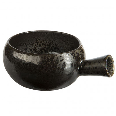 DPS Rustico Black Ironstone Handled Soup Cup 560ml