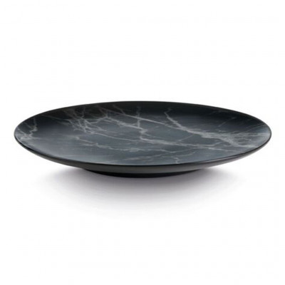 Sanodegusto Warm Calido coupe Black marble ø30cm