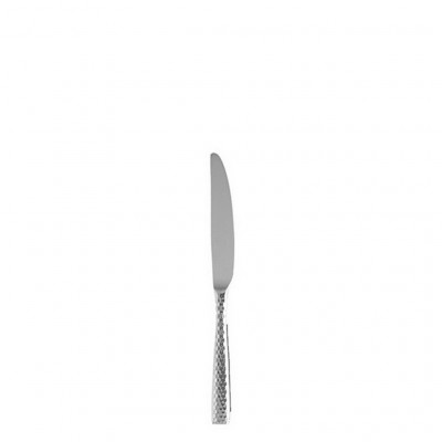 Fortessa SS Lucca Faceted Solid Handle Dessert Knife