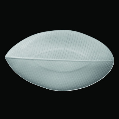 Jacques Pergay Bananaleaf dining plate 41x24cm
