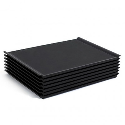Craster  Black Wave Tray ABS 460 × 318 × 25 mm