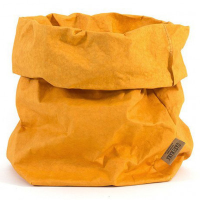 Uashmama Paper Bag Gigante yellow-orange