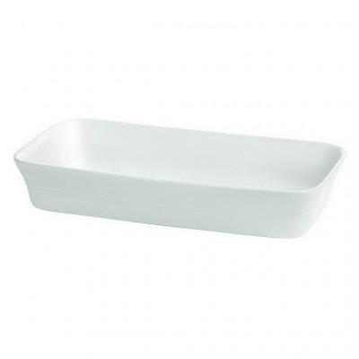 DPS White Rectangular Dish 32.5x19x5.5cm