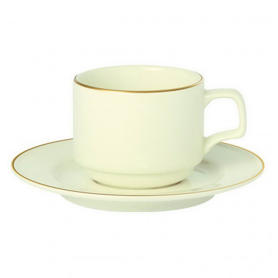 DPS Academy Event Gold Band Saucer To Fit Stacking Cup (A322107)