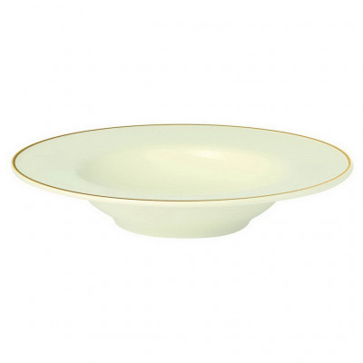 DPS Academy Event Gold Band Soup Plate 23cm/9"