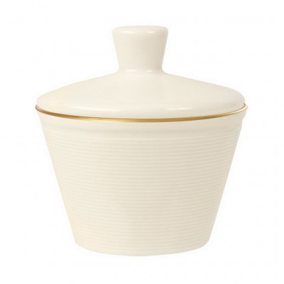 DPS Line Gold Band Sugar Bowl with Lid 25cl