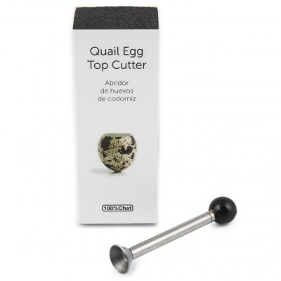 100% Chef Quail Egg Top Cutter Retail Presentation Box 5,5x4,5x14cm