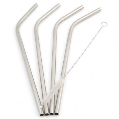 Stainless Steel Straws Bent