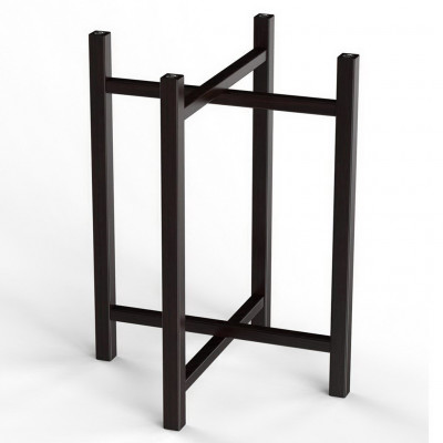 Craster Rise 800 Medium Wenge Oak Table Leg (900) Oak Stained Wenge 584 × 584 × 890 mm