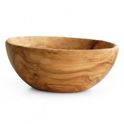 Craster  Large Olive Wood Bowl Oiled Olive Wood 300ø × 115 mm