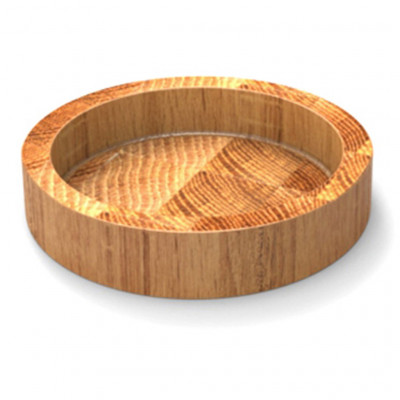 Craster Tilt Low Oak Carafe Riser Oak, Lacquered 116ø × 25 mm