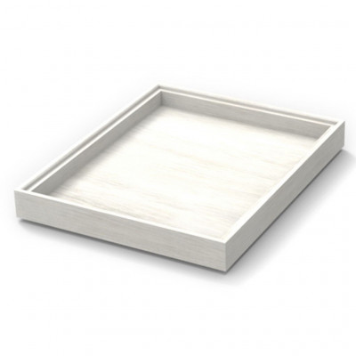 Craster Flow White 1.2 Tray White-Washed, Lacquered 325 × 265 × 40 mm