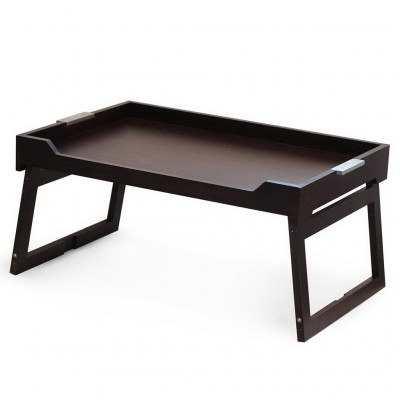 Craster  Wenge Modern Breakfast Tray with Legs Oak Stained Wenge 655 × 400 × 285 mm