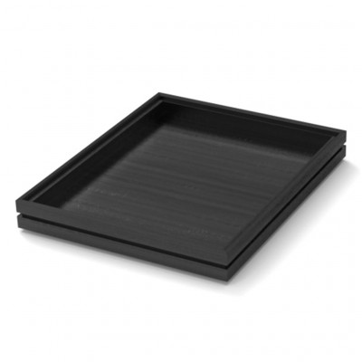 Craster Flow Black 1.2 Tray Black, Lacquered 325 × 265 × 40 mm