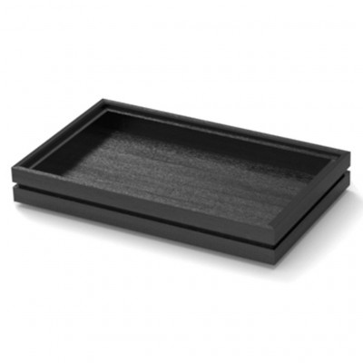 Craster Flow Black 1.4 Tray Black, Lacquered 265 × 162.5 × 40 mm