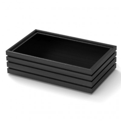 Craster Flow Tall Black 1.4 Tray Black, Lacquered 265 × 162.5 × 75 mm