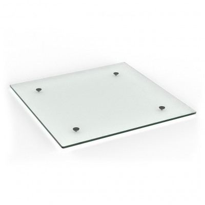 Craster Rise 700 Frosted Glass Square Table Top Frosted Glass 700 × 700 × 22 mm 
27.5 × 27.6 × 0.9”