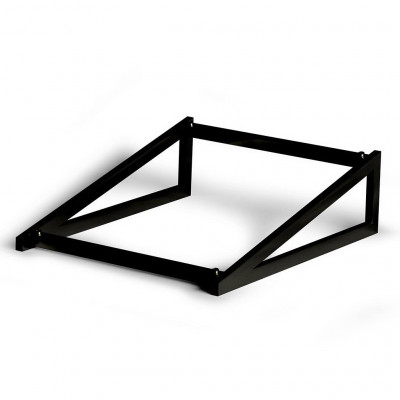 Craster Flow Black Angled 1.2 Frame Black Powdercoated 315 × 265 × 95 mm