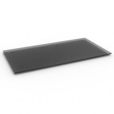 Craster Rise 700 Grey Glass Rectangle Table Top Grey Glass 700 × 1400 × 22 mm 
27.5 × 55.1 × 0.9”