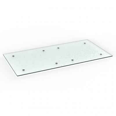 Craster Rise 800 Frosted Glass Rectangle Table Top Frosted Glass 800 × 1600 × 22 mm 
31.5 × 63 × 0.9