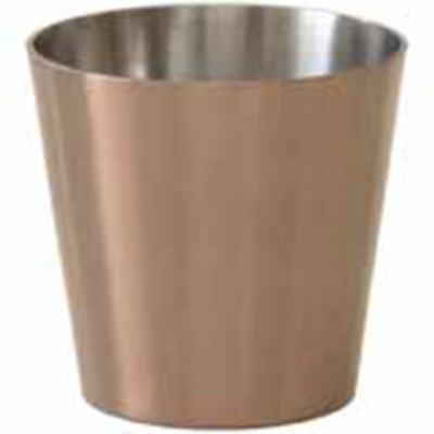 Craster  Large Copper Chip Pot Copper PVD 
and Stainless Steel 100ø × 100 mm