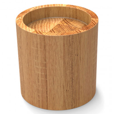 Craster Tilt Tall Oak Carafe Riser Oak, Lacquered 116ø × 117 mm