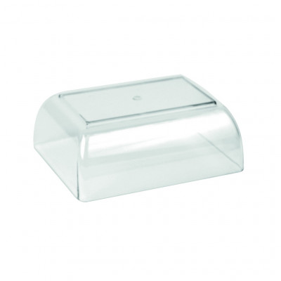 Dalebrook Clear PC stackable Lid  to fit #1650 & #1655