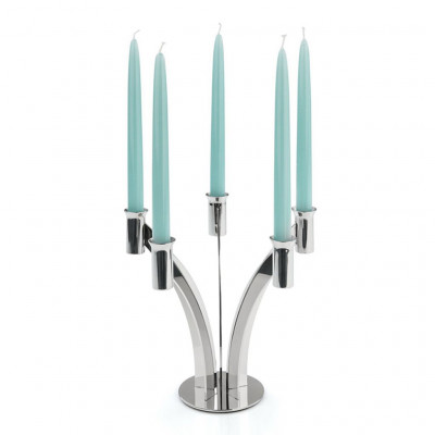 Elleffe 5 flames candleholder with candles