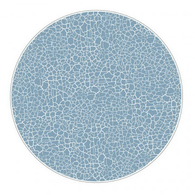 Figgjo Verde Krakelering Positive Blue Plate ø27cm