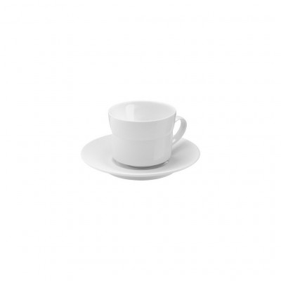 Hering Berlin Velvet cappuccino cup with saucer Ø91 h75 250ml/Ø165 h23
